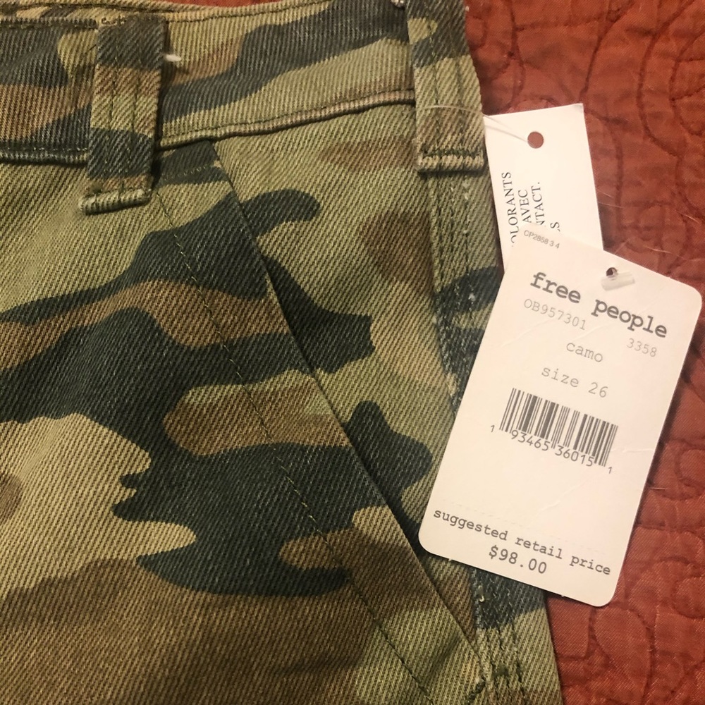 Free People Camo Pants